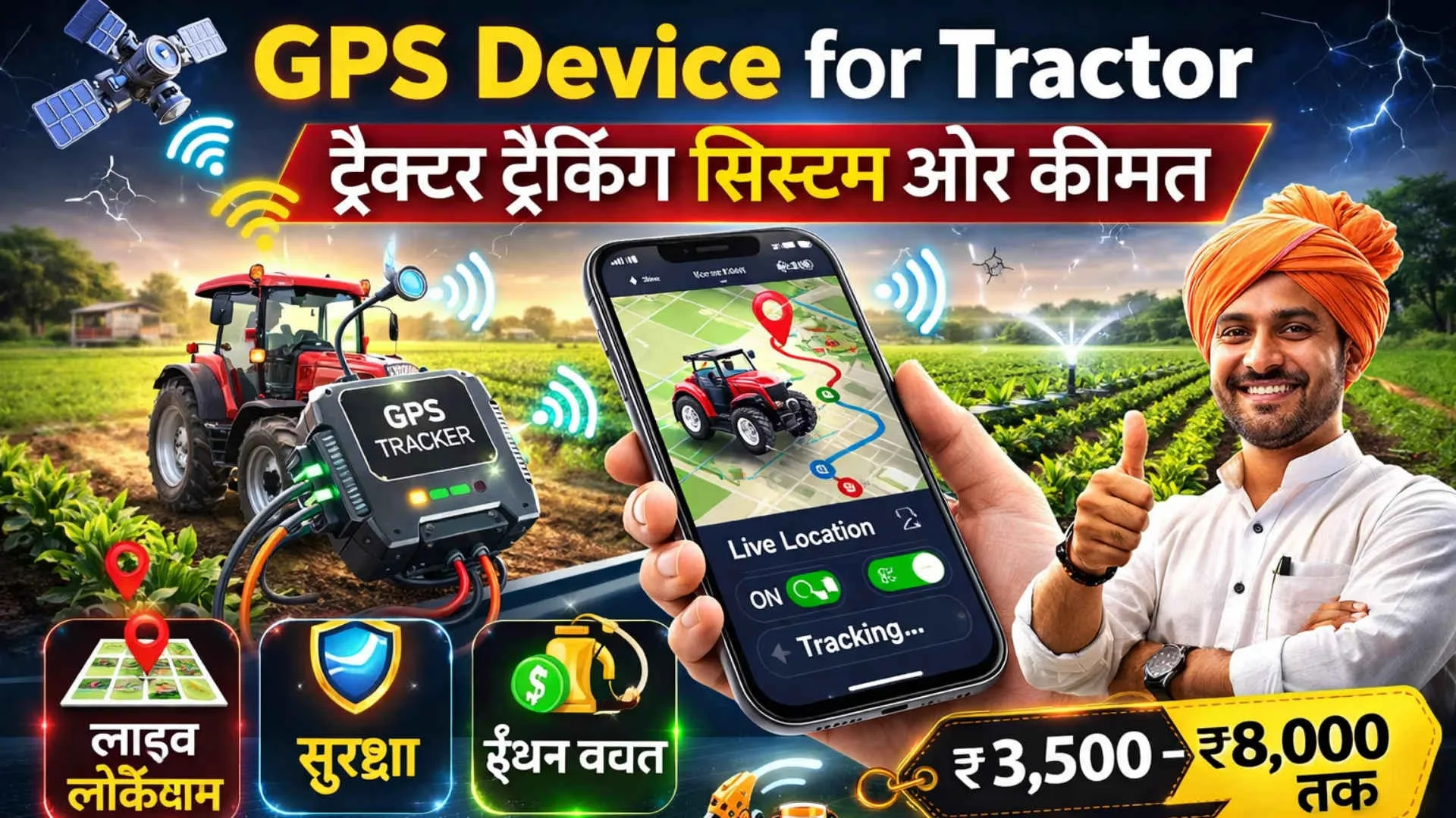 GPS Device for Tractor: ट्रैक्टर ट्रैकिंग सिस्टम और कीमत