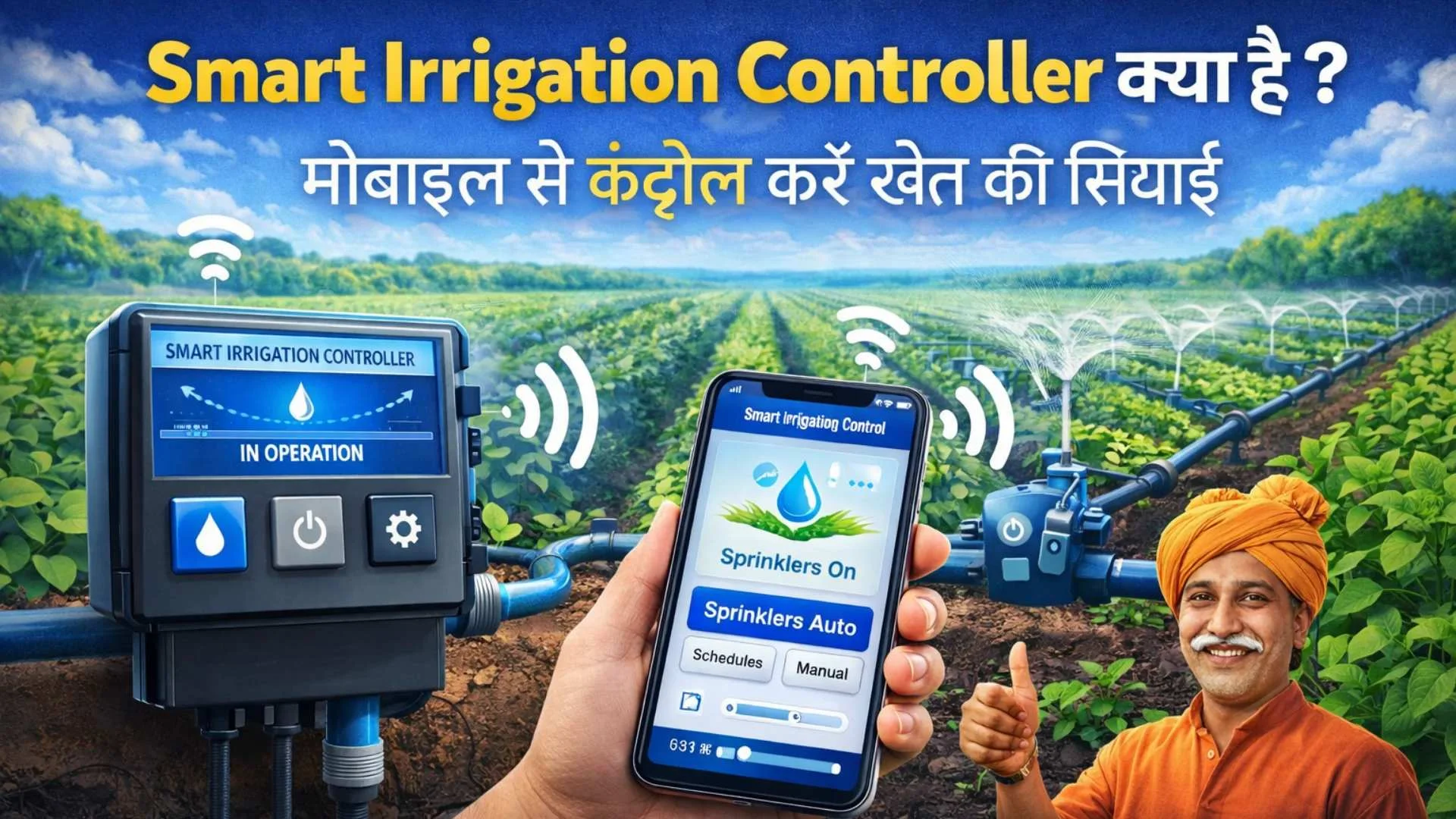 Smart Irrigation Controller क्या है? मोबाइल से कंट्रोल करें खेत की सिंचाई