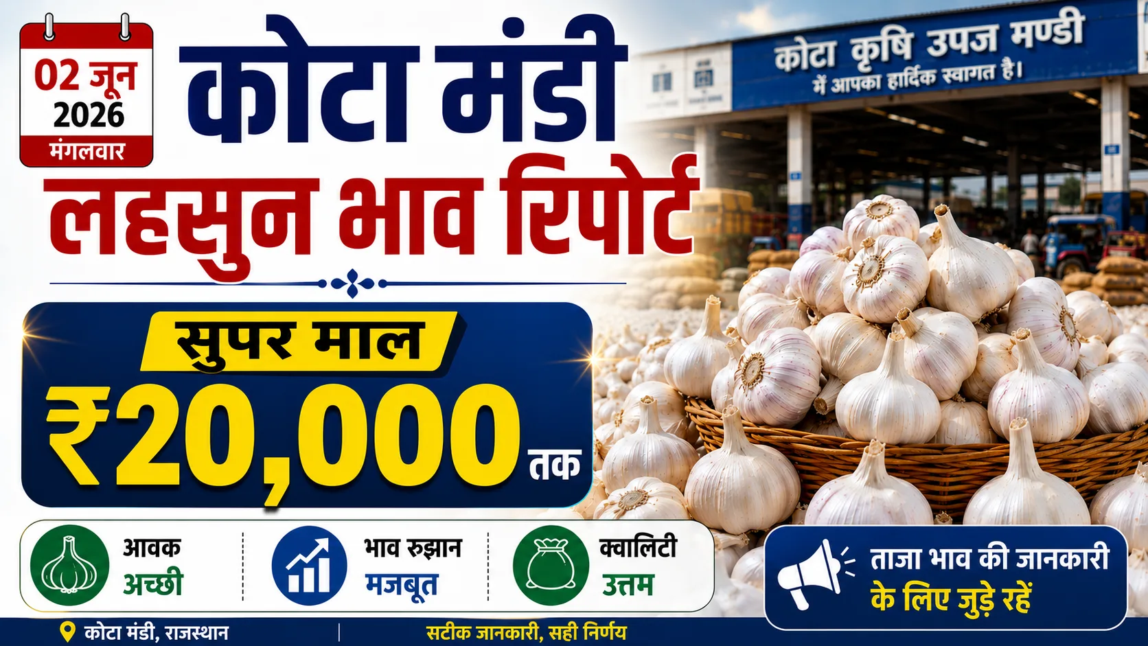 कोटा मंडी रिपोर्ट