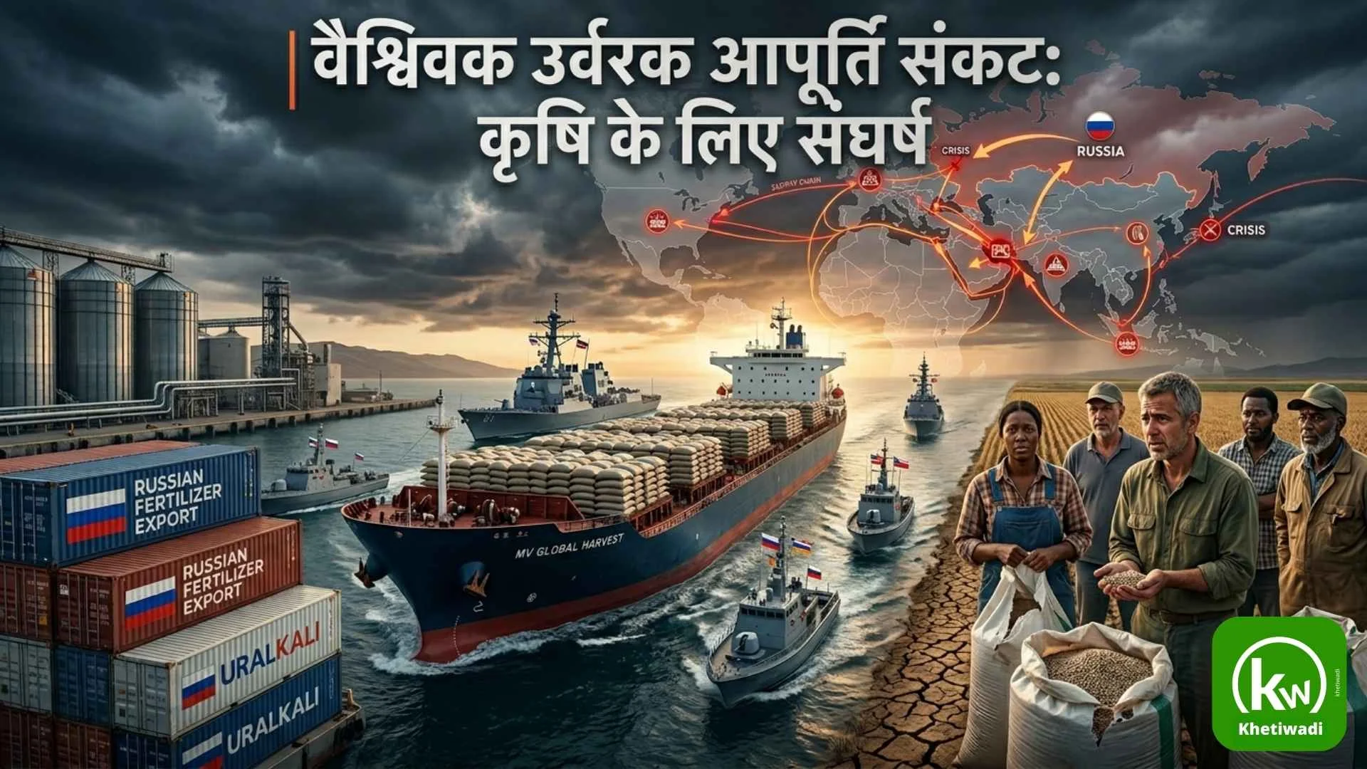 रूस ने उर्वरक निर्यात रोका, होरमुझ संकट से वैश्विक आपूर्ति श्रृंखला पर खतरा